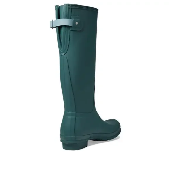 Hunter Original Tall Women's Rain Boots Teal Tempo/Shifting Blue 9 M - Picture 2 of 5